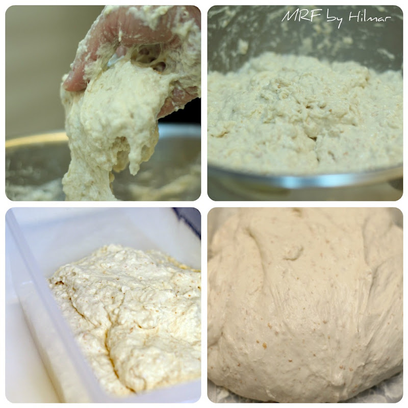 ¿Cómo se llama mezclar la harina y el agua antes de amasar?