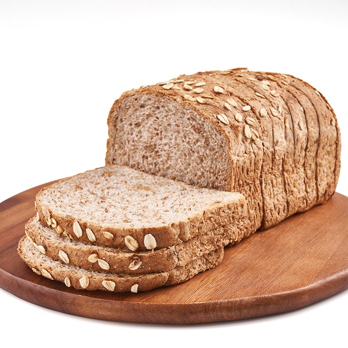 ¿Cuál es la porción de pan integral?