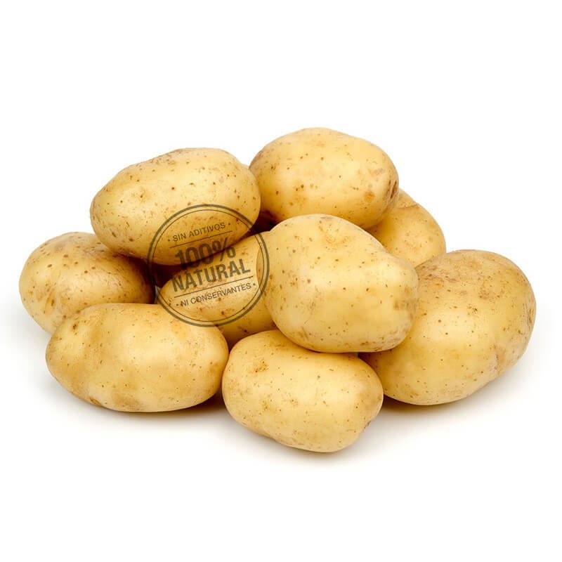 ¿Cuánto pesa una patata cocida?