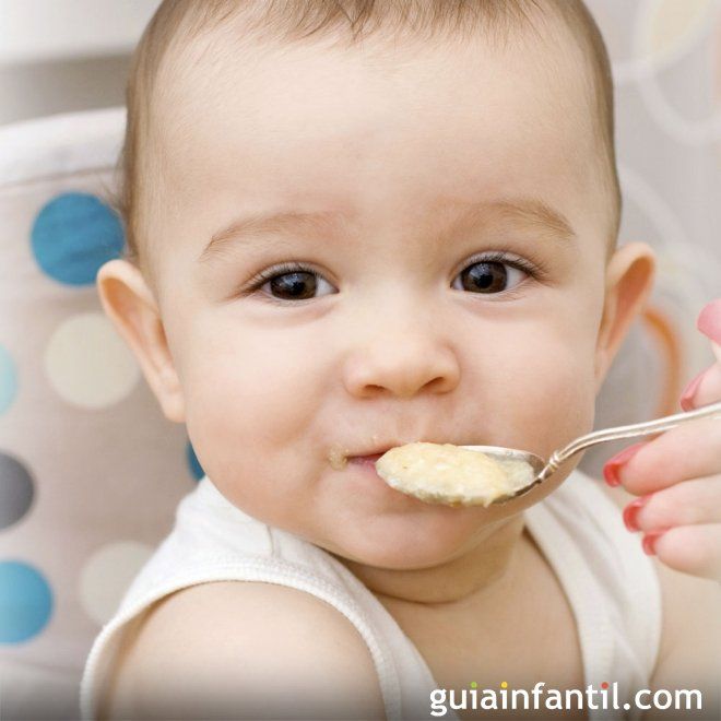 ¿Qué alimentos son los primeros para un bebé?
