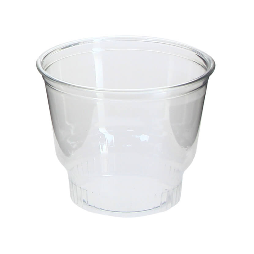¿Cuál es la capacidad de un vaso de yogur?