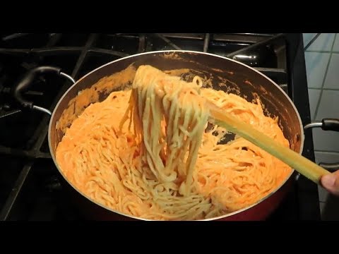 Recetas de espagueti con crema