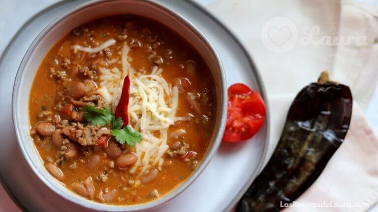Chili beans receta original mexicana