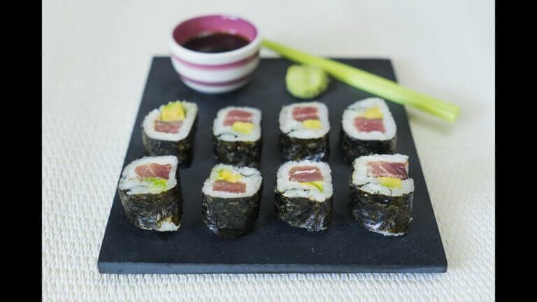 Sushi de atun