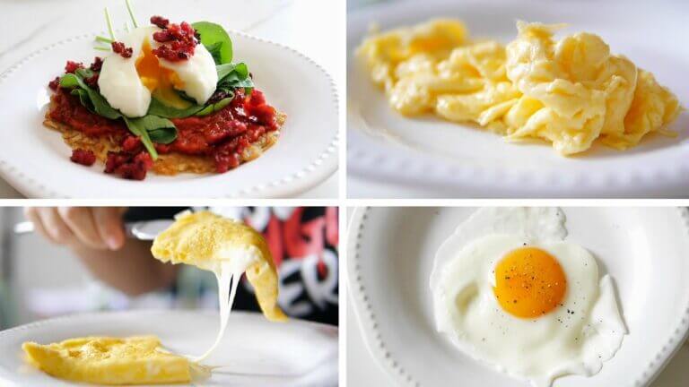 Diferentes formas de hacer huevos