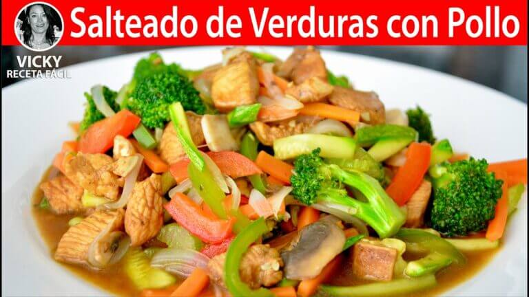 Recetas de pollo con verduras
