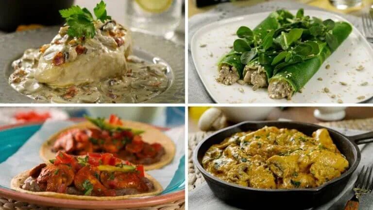 Comidas con champiñones