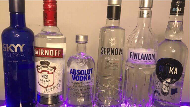 Tipos de vodka marcas