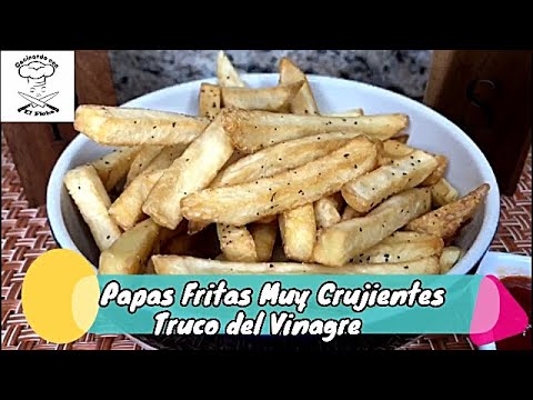 Patatas fritas con vinagre