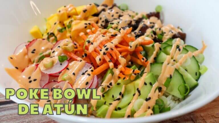 Como hacer poke bowl de atun